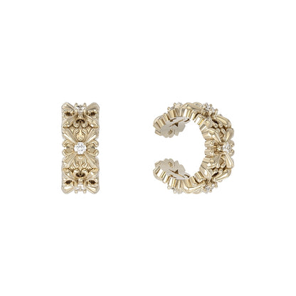 Vintage Iris Ear Cuff