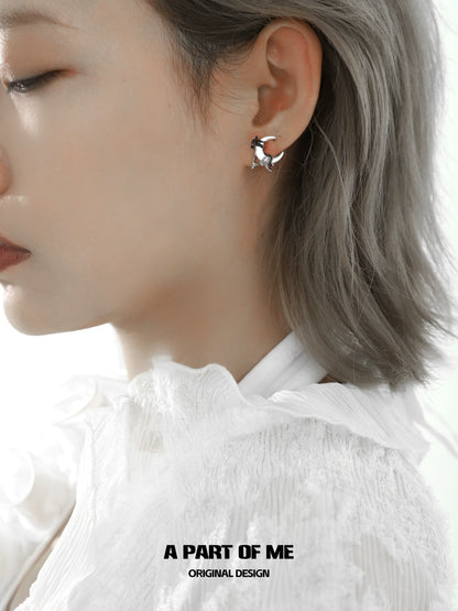 Sunrise Moonset Stud Earrings