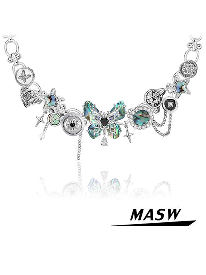 Dream Shell Butterfly Necklace