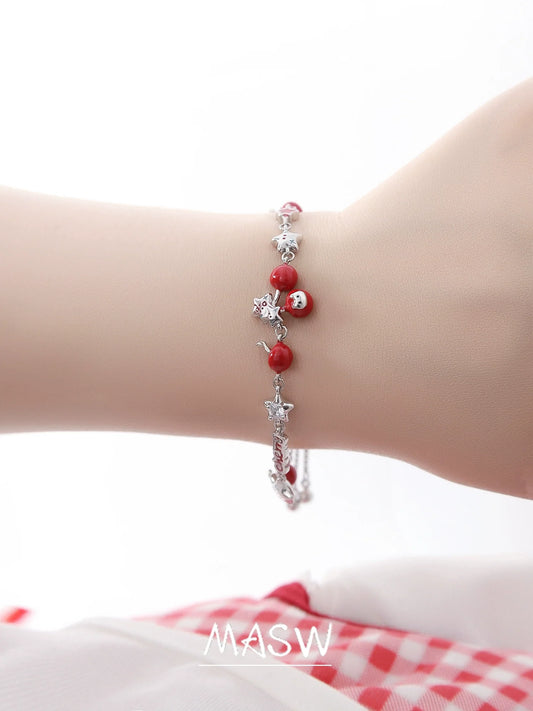 Starlight Cherry Bracelet