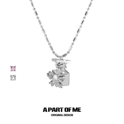 Exquisite Rabbit Bow Necklace