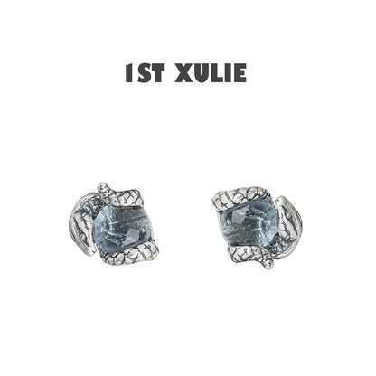 Slytherin Snake Cytal Cool Earrings