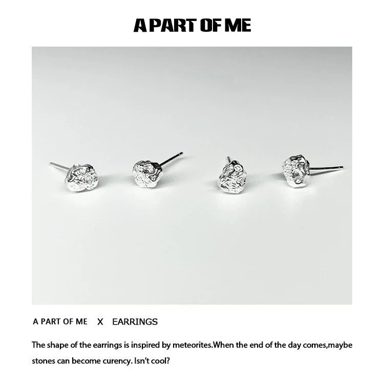 Doomsday Lava Stud Earrings