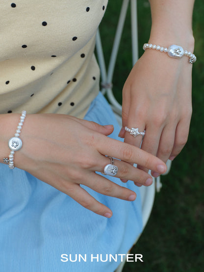 Ocean Memory Pearl Bracelet