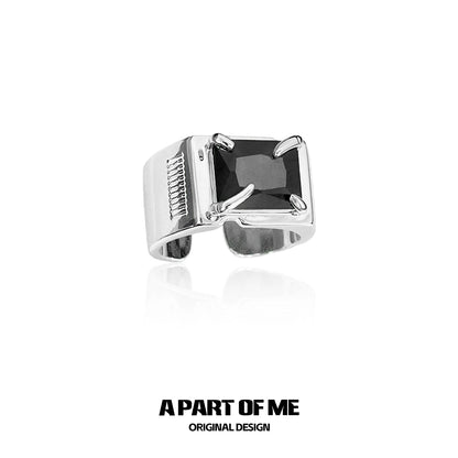 Bold Stone Hip-Hop Ring