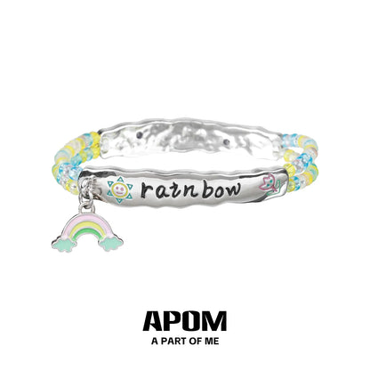 Rainbow Beaded Bracelet
