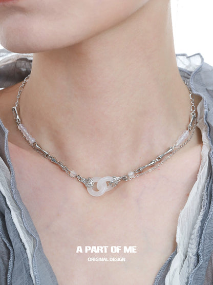 Chinese Peace Jade Necklace