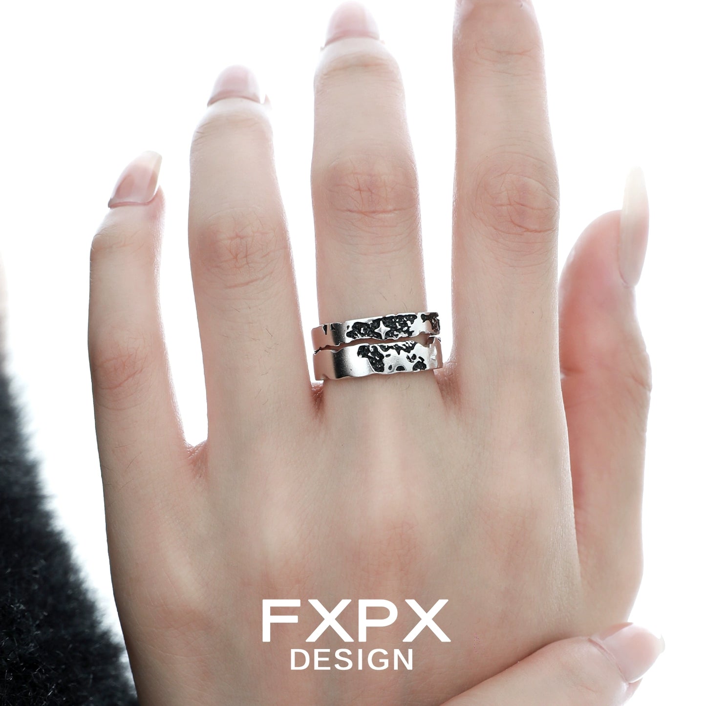 Star Puzzle Couple Rings