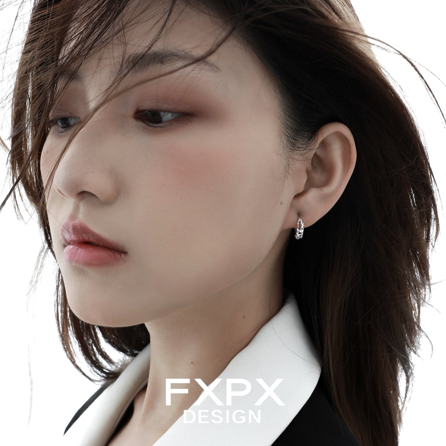 Brilliant Starry Silver Earrings