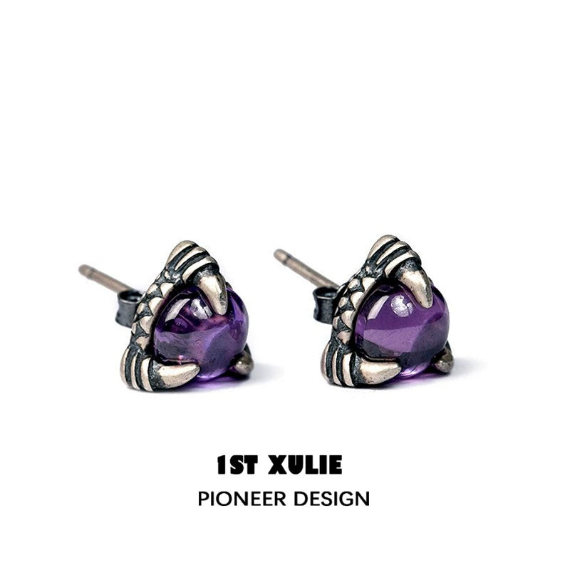 Abyssal Violet Gaze Earrings