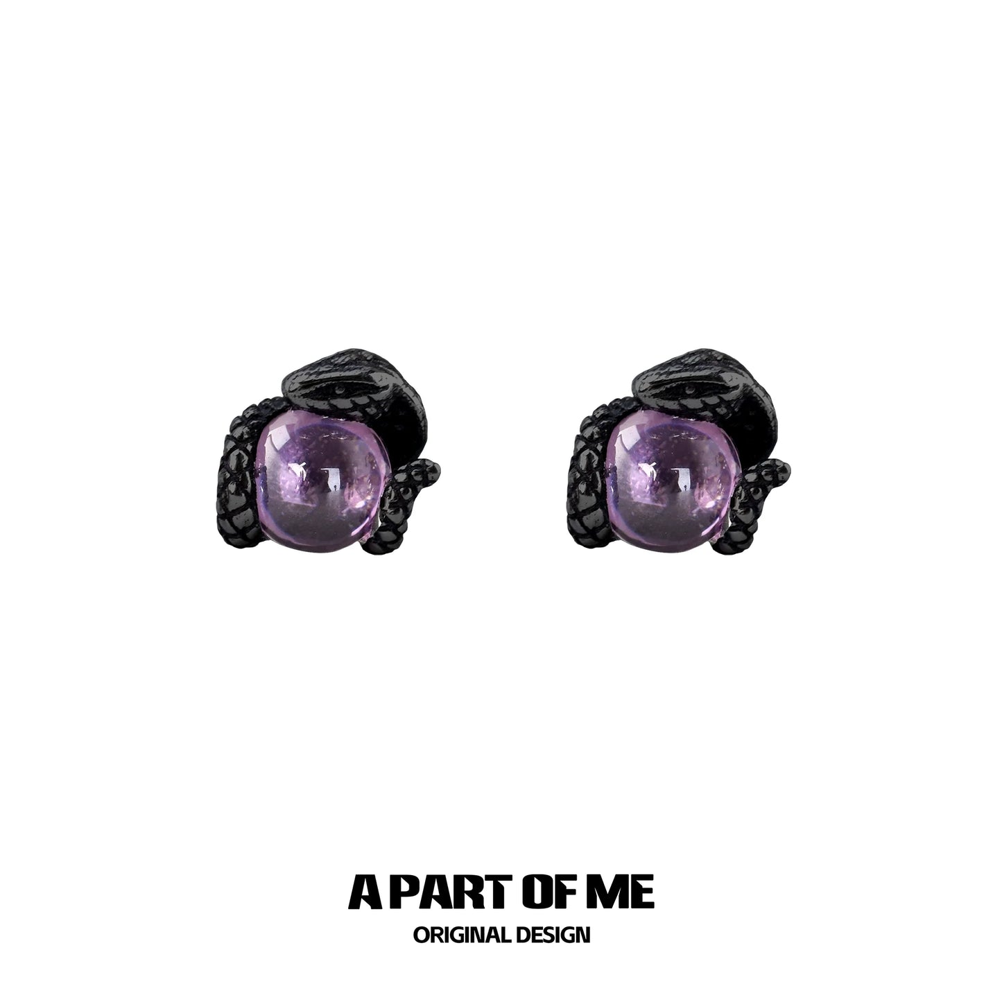 Hell Snake Stud Earrings