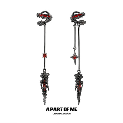 Fierce Dragon Roar Ear Clips