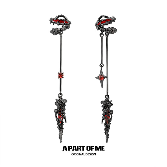 Fierce Dragon Roar Ear Clips