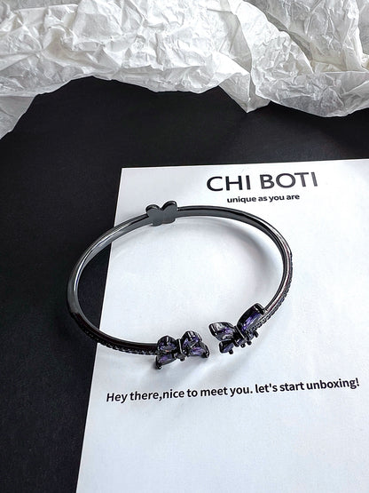 "Shadow Purple Butterfly" Dream Bracelet