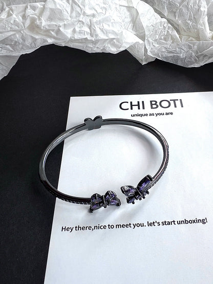 "Shadow Purple Butterfly" Dream Bracelet
