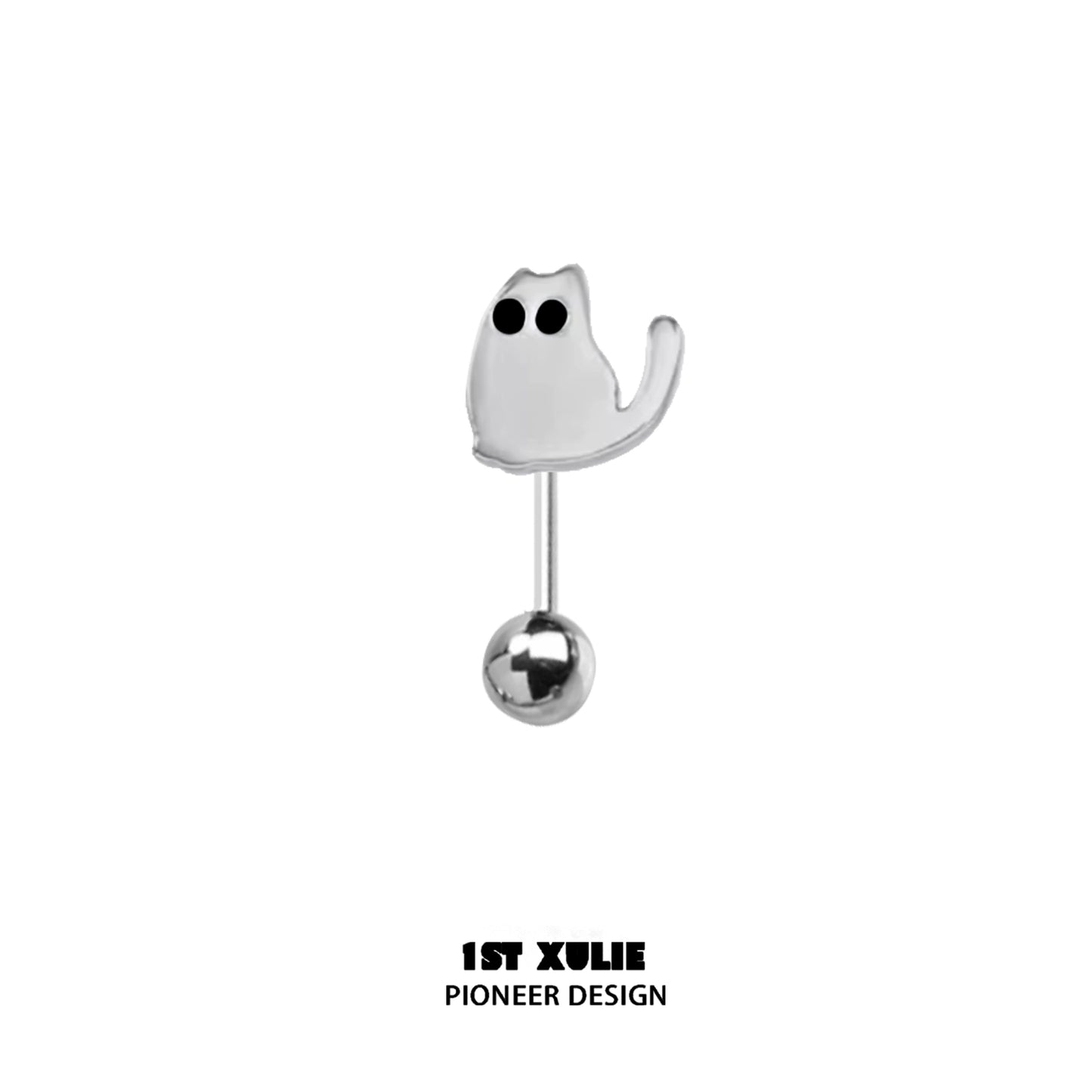 Midnight Devil Kitty Earrings