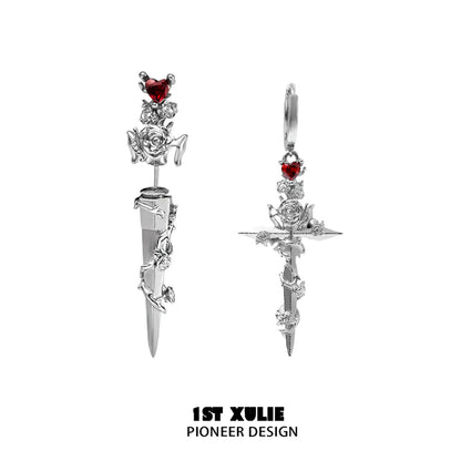 Cathedral Rose Piercing Earrings