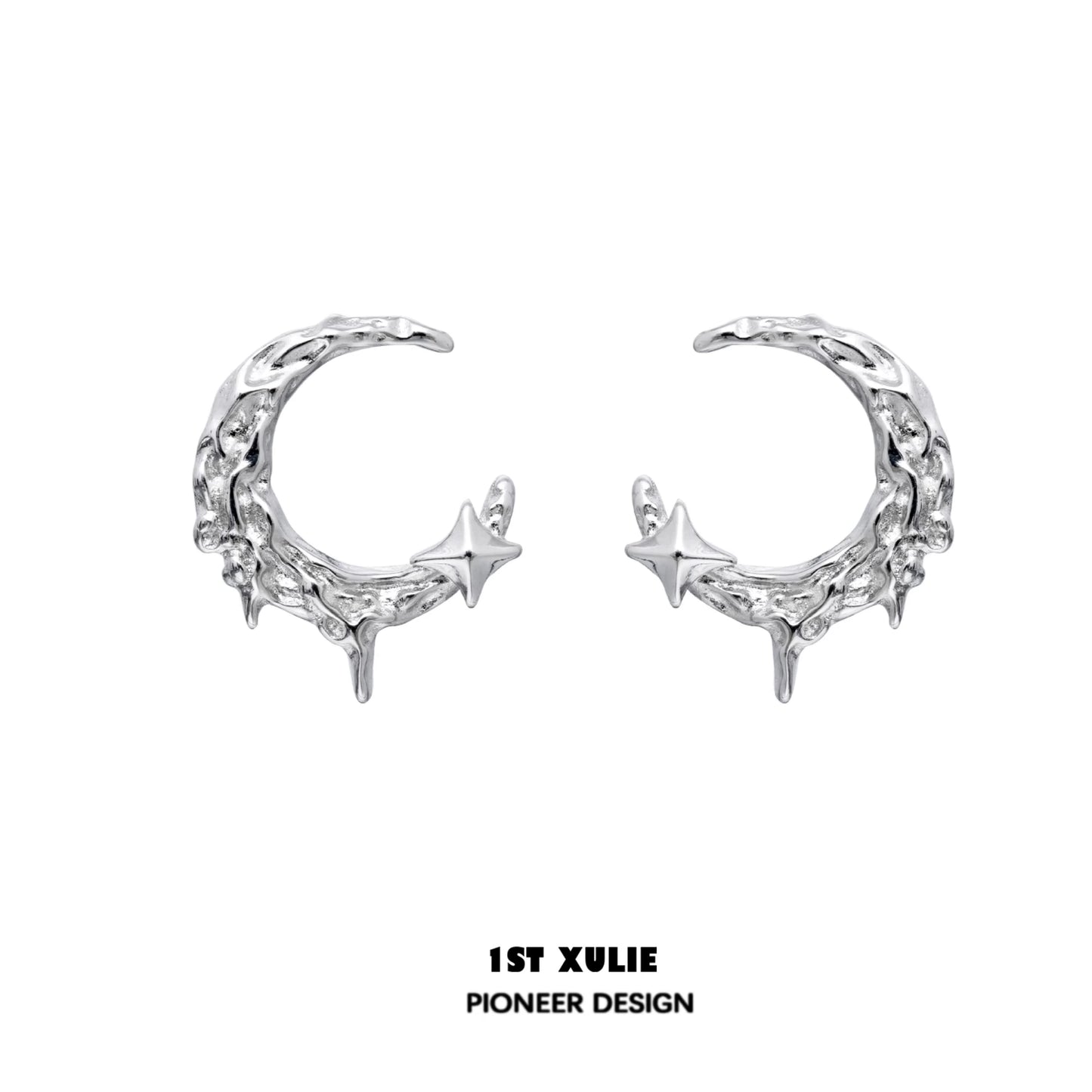 Y2K Fantasy Moon Spice Earrings