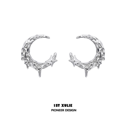 Y2K Fantasy Moon Spice Earrings