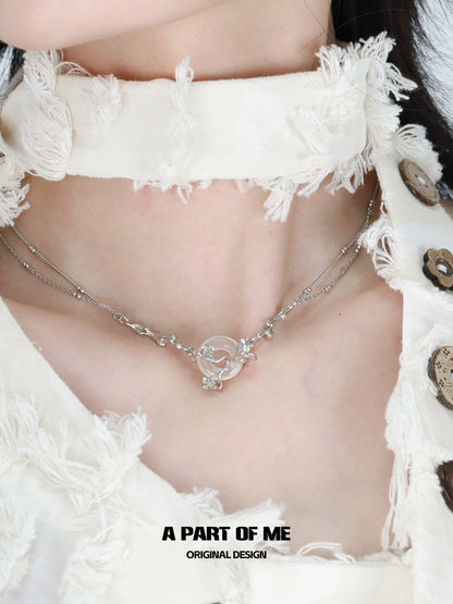 Cool God Chalcedony Necklace