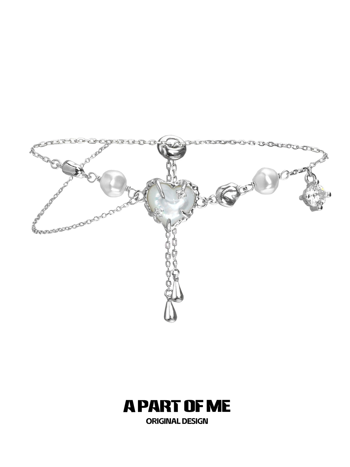 White Love Diamond Bracelet