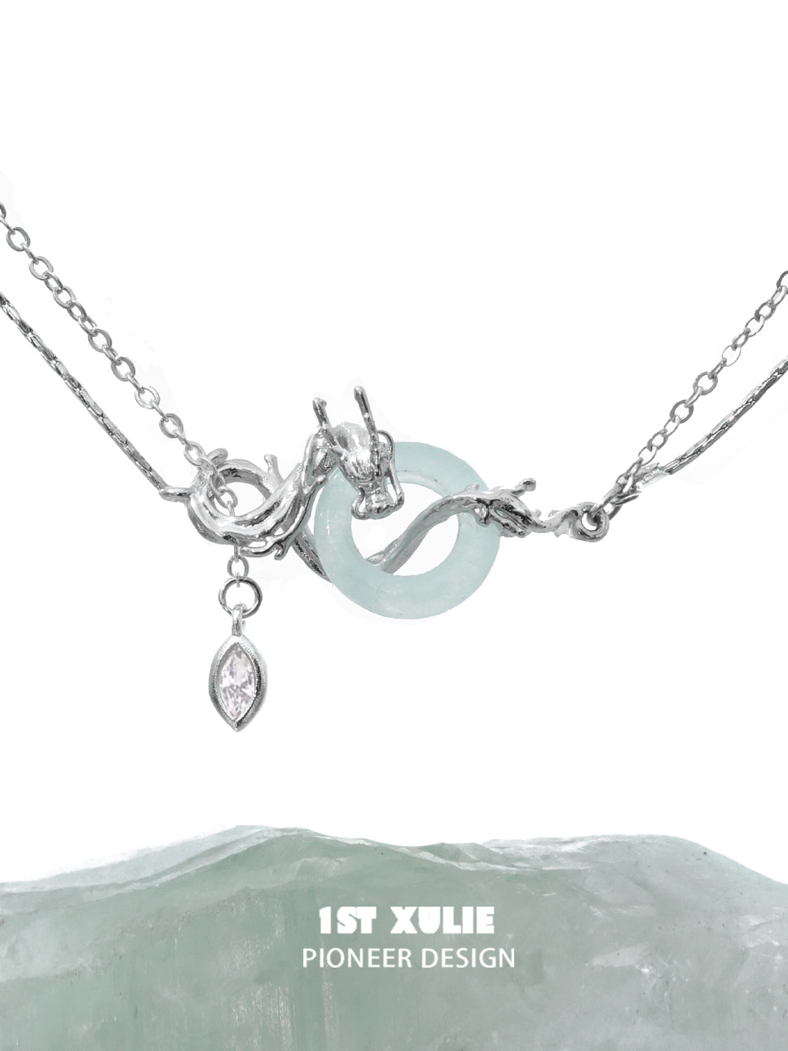 Dreams of the Dragon Silver Necklace