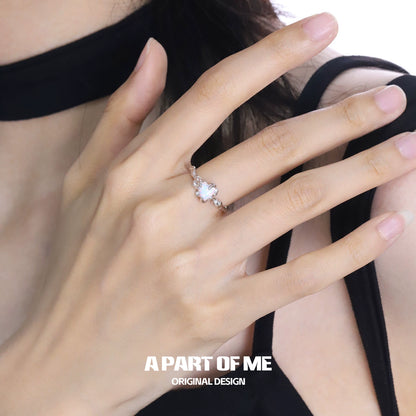 Angel Hear Opal Ring