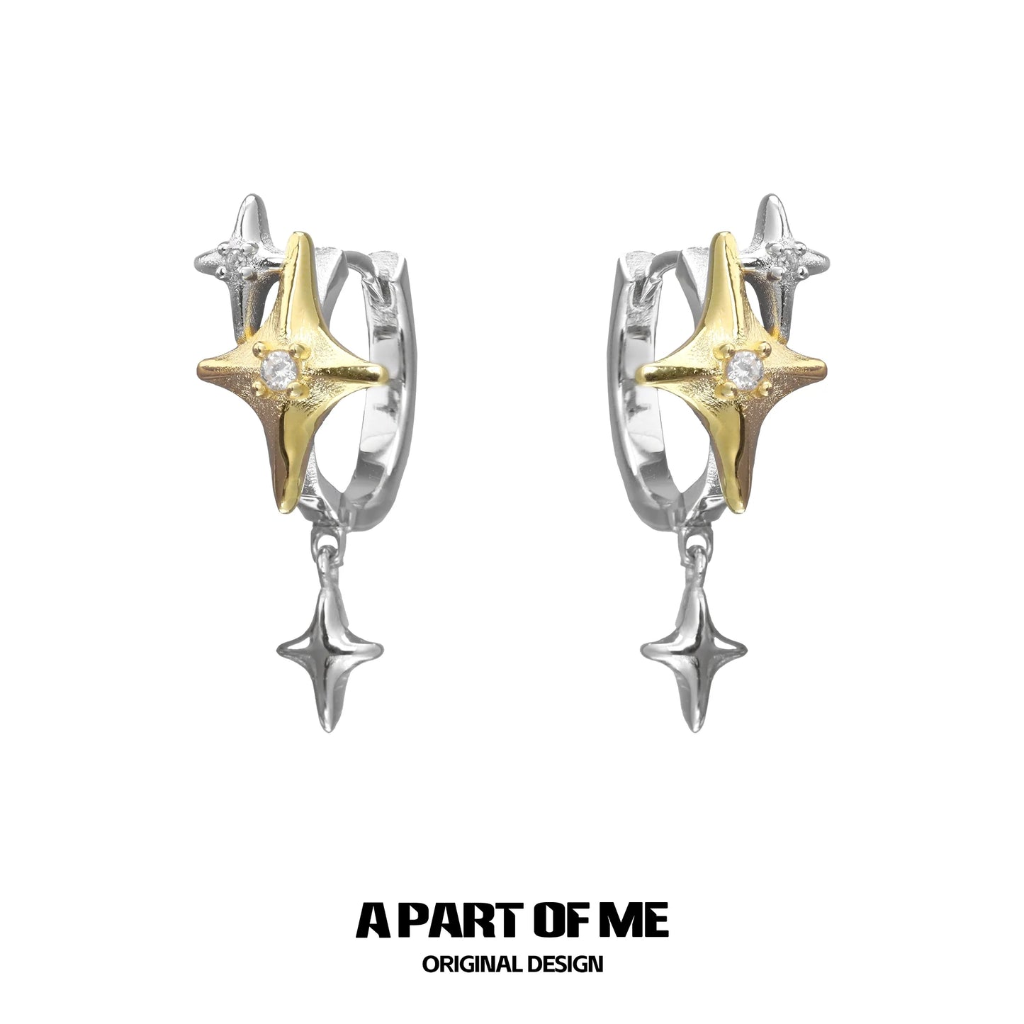 Luminous Star Dimensional Earrings