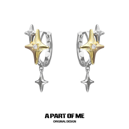 Luminous Star Dimensional Earrings