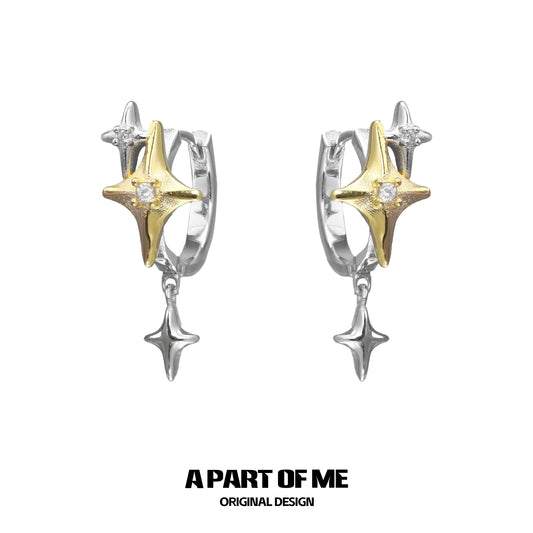 Luminous Star Dimensional Earrings