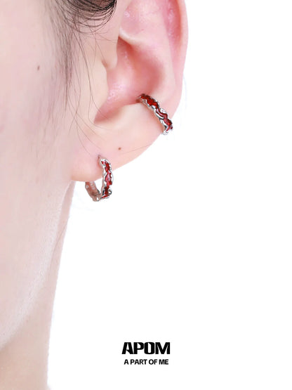 Venom Red Cool Earrings
