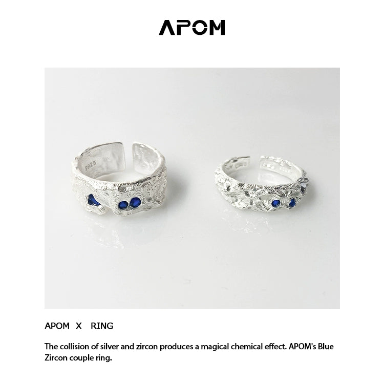 Silent Blue Gem Ring