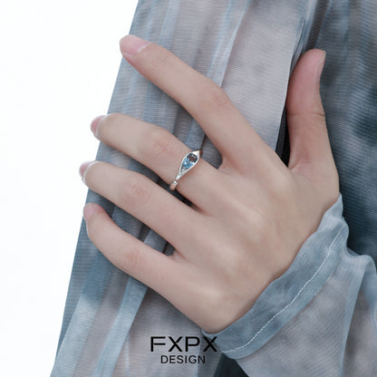Iceland Blue Zircon Ring