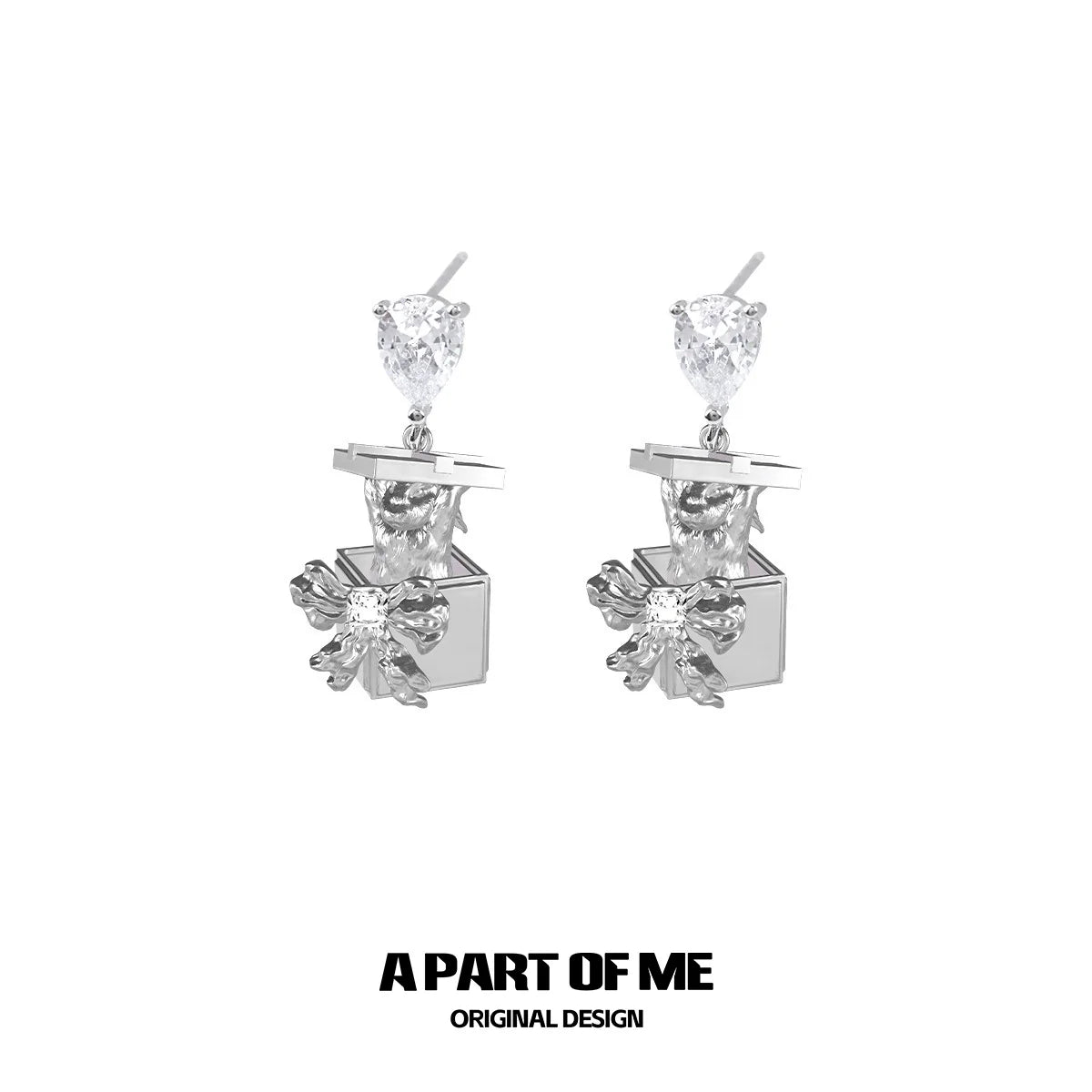 Flower & Bow Earrings