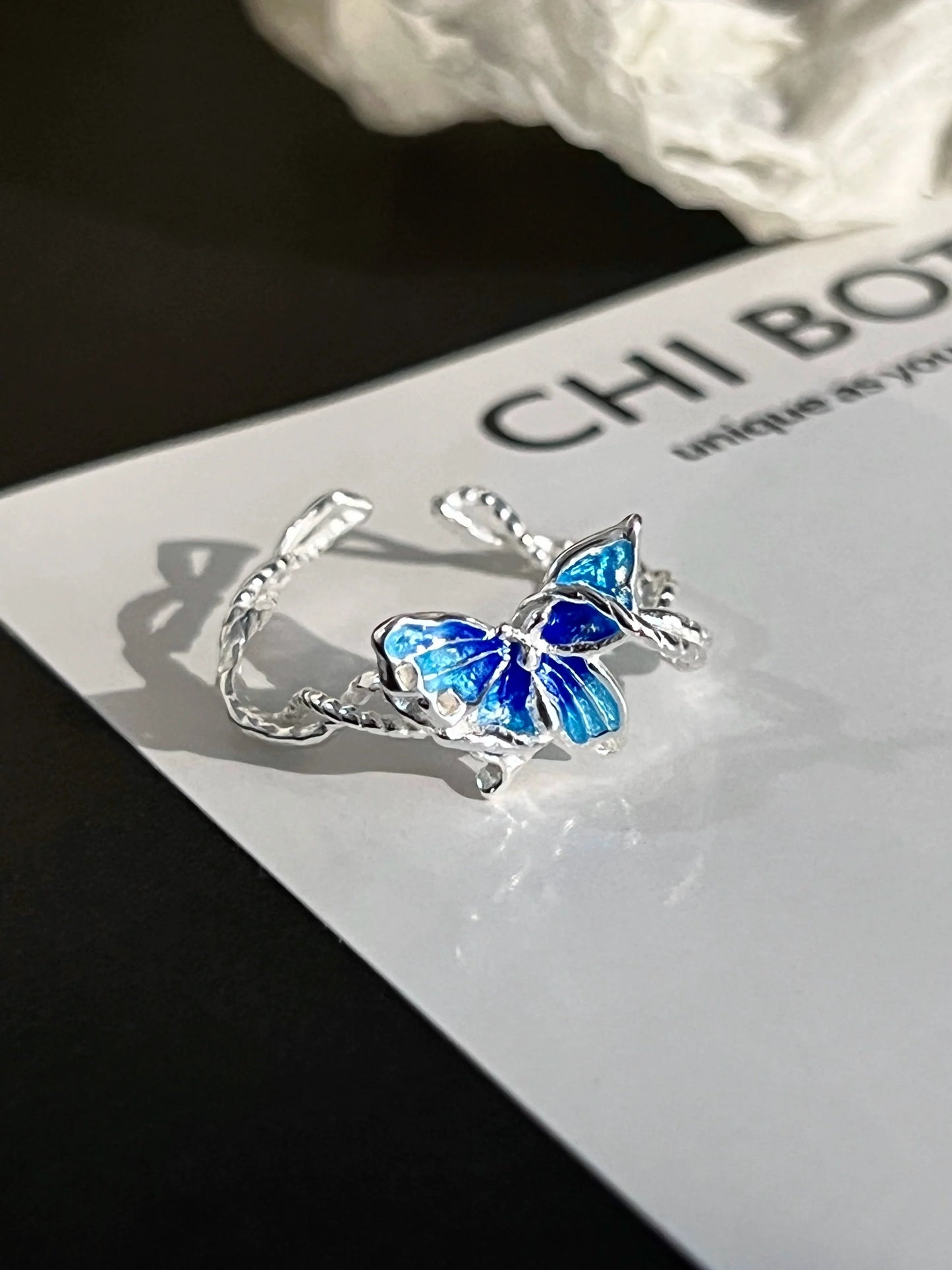 "Free Verse" Butterfly Ring