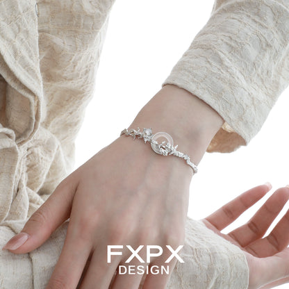 Butterfly Sigil Safety Buckle Bracelet