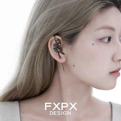 Y2K Venom Spider Piercing Ear Needle