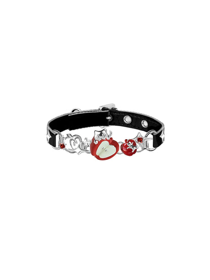 Summer Apple Cat Bracelet