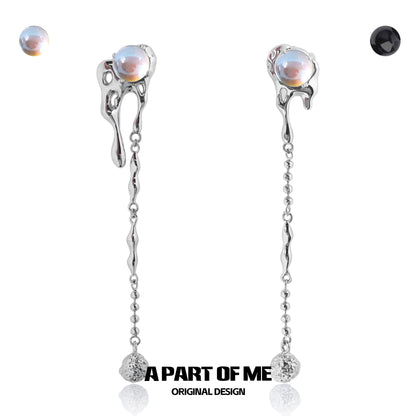 Dark Moonstone Rebel Earrings