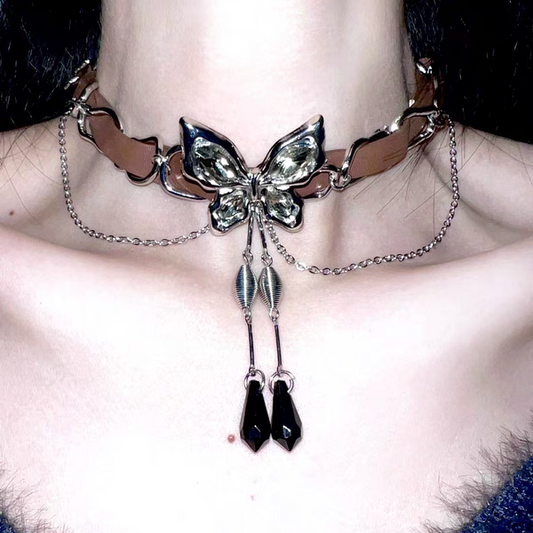 "Punk Butterfly" Gothic Choker
