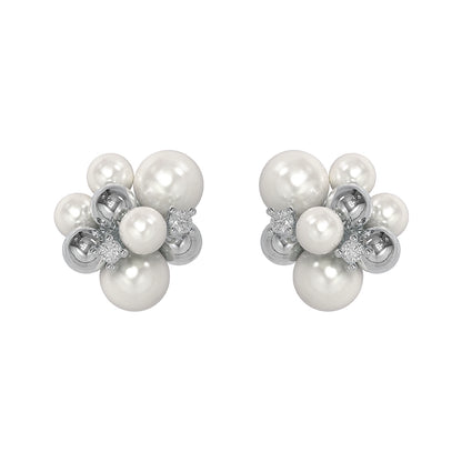 Explosive Black Agate Earrings