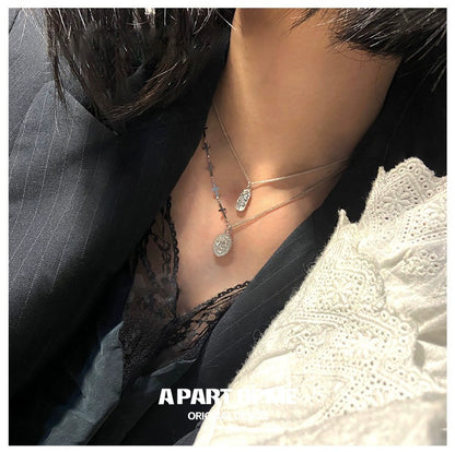 Tinfoil Portrait Necklace