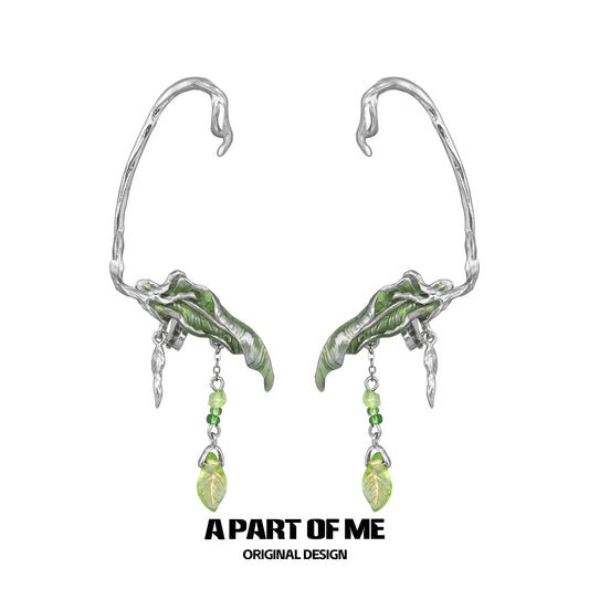 Elven Leaf Ear Cuffs