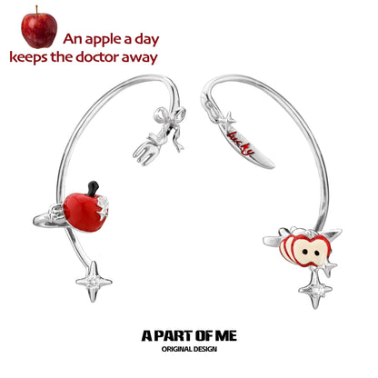 Summer Sweet Apple Ear Cuffs