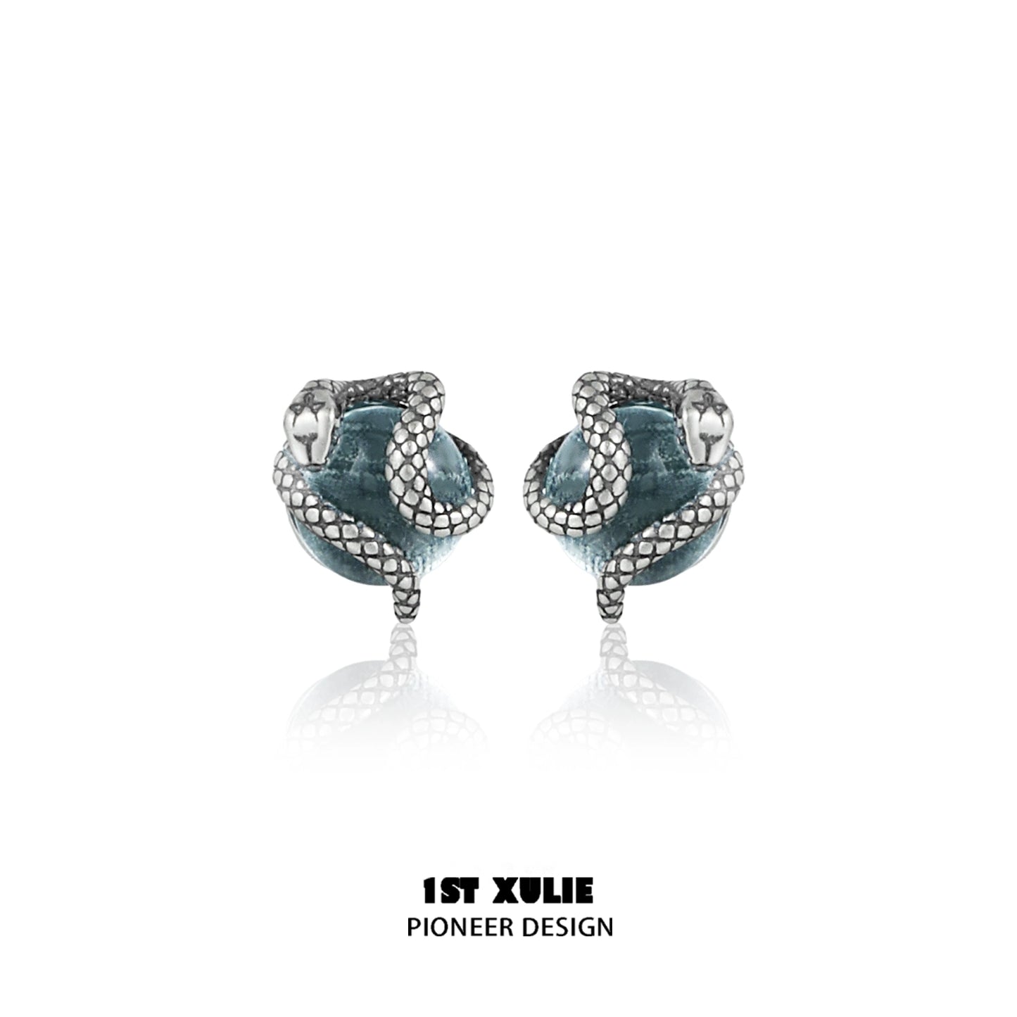 Y2K Slytherin Snake Fang Earrings