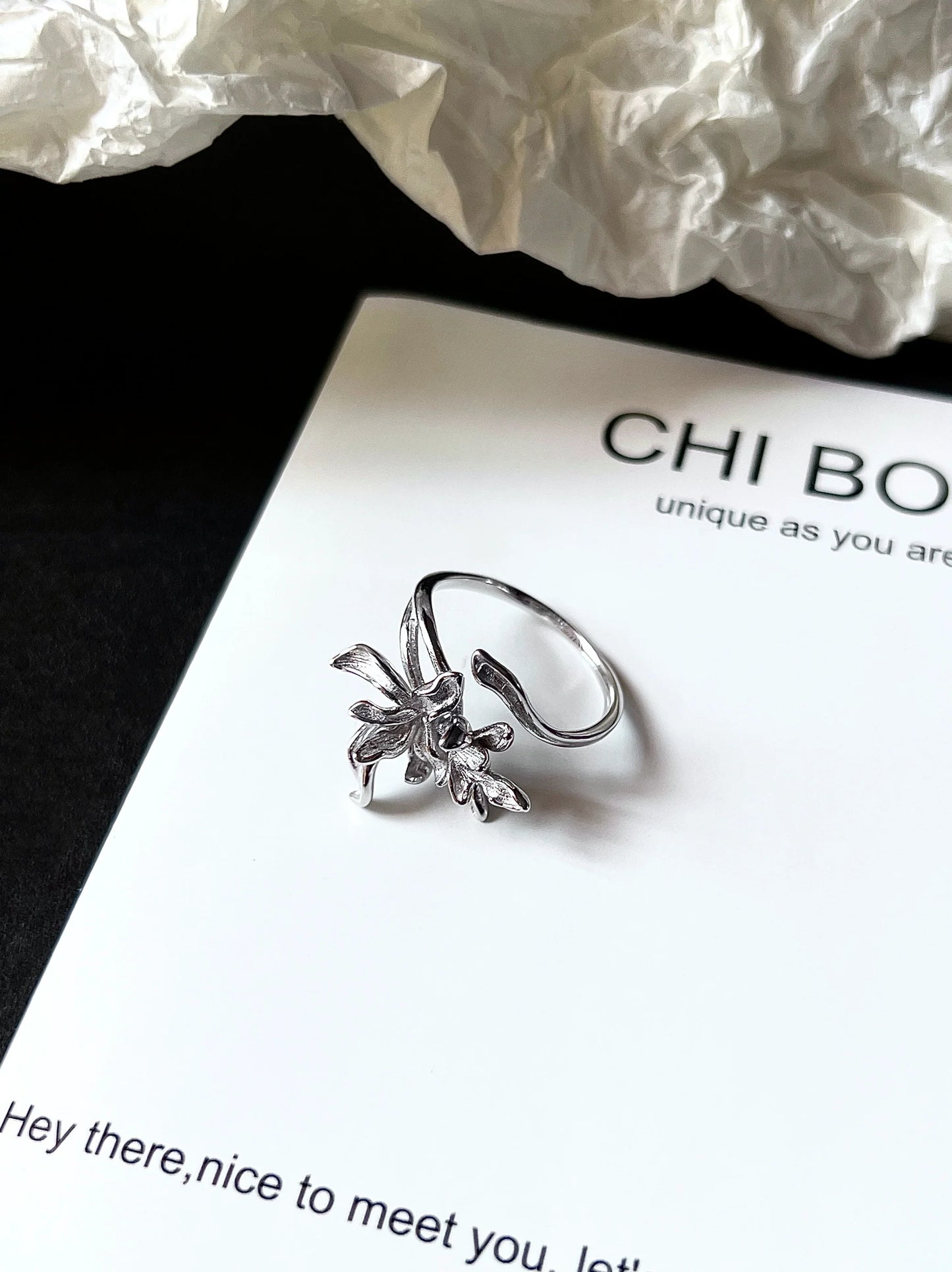 "Orchid Ember" Cold Ring