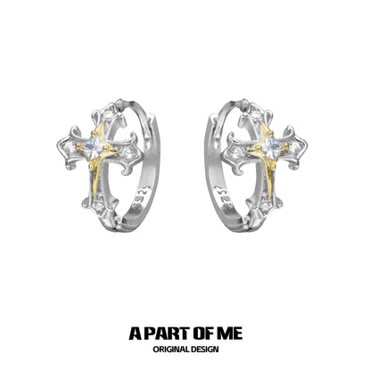 Holy Light Cross Earrings