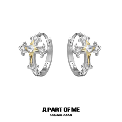 Holy Light Cross Earrings