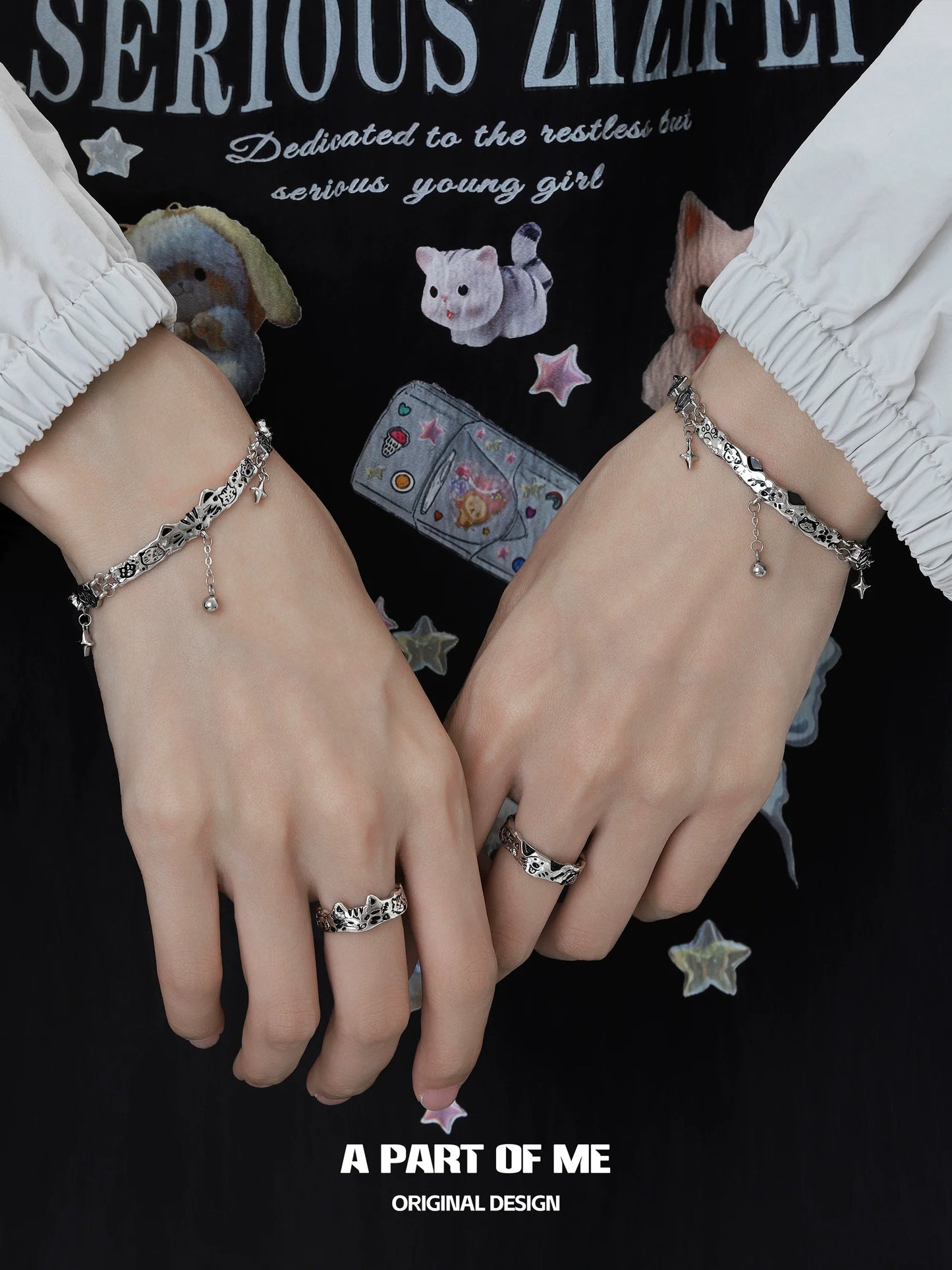 Graffiti Puppy Cat Cute Bracelet
