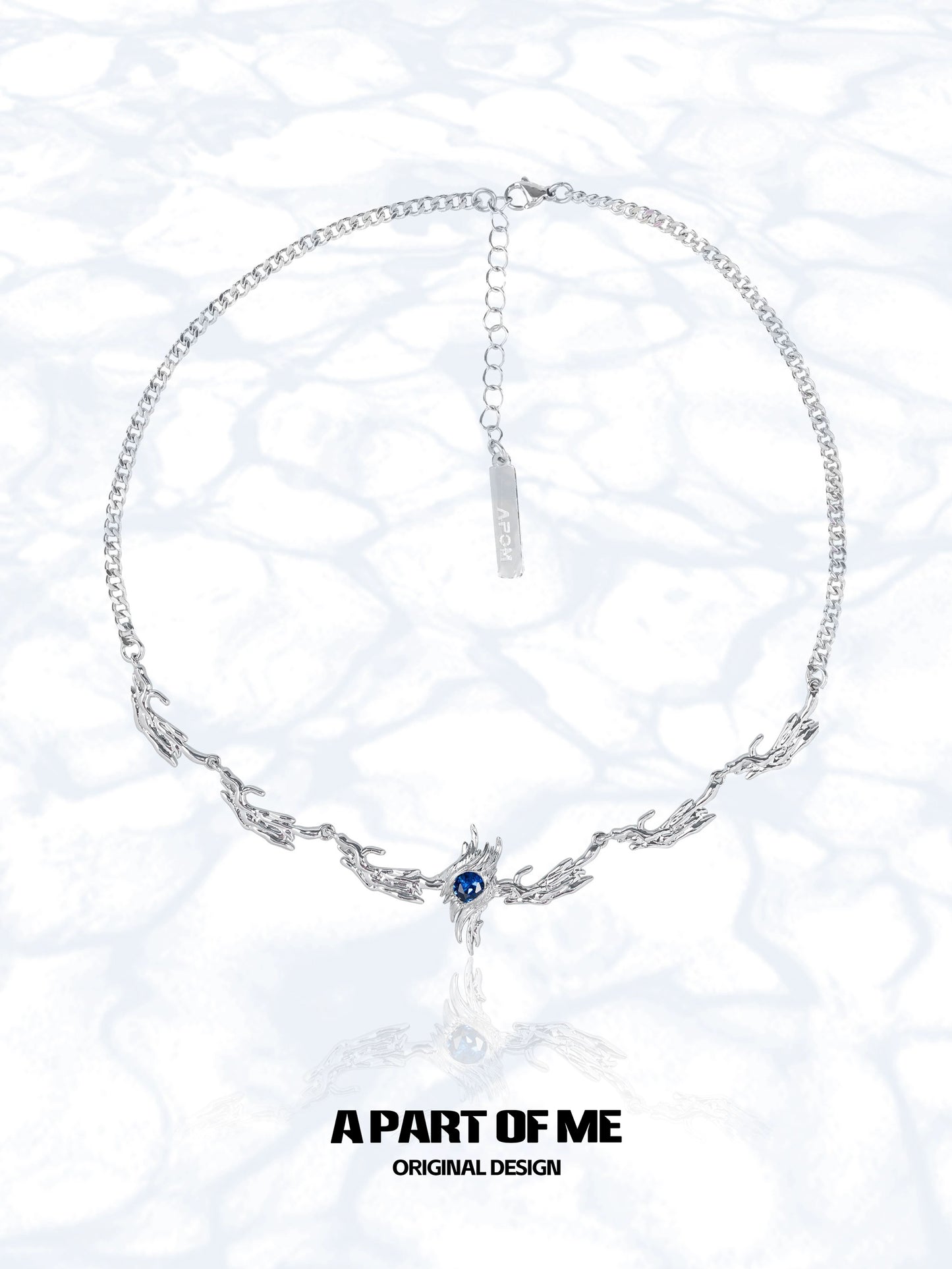 Ravenclaw Wing Diamond Necklace
